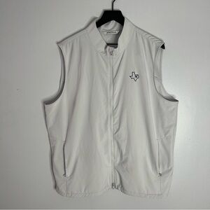 Peter Millar Golf Dunes Vest Mens XL Silver MS25EZ33
